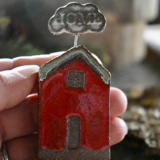 Ceramic Tiny House - Miniature Sculpture