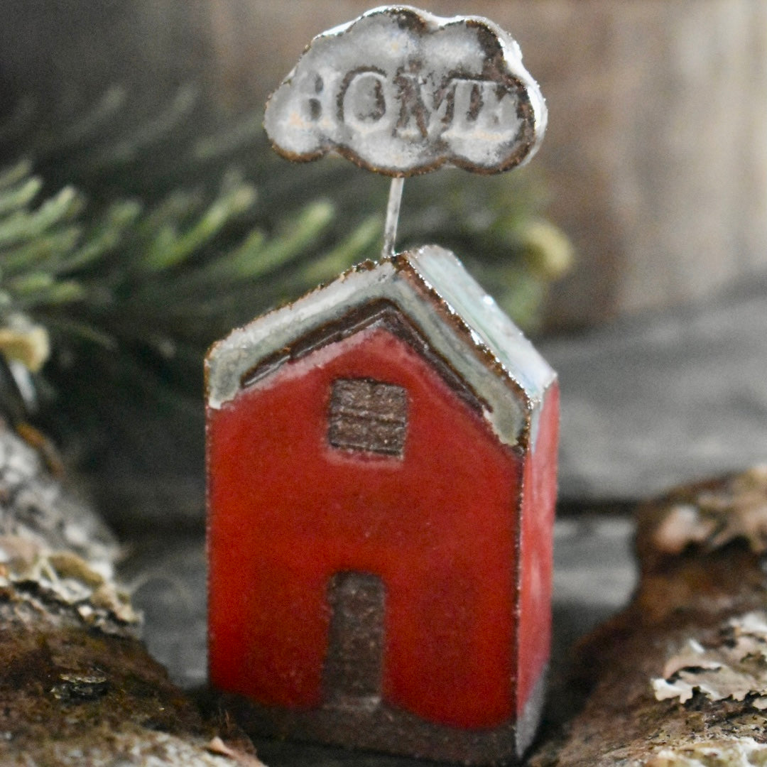 Ceramic Tiny House - Miniature Sculpture