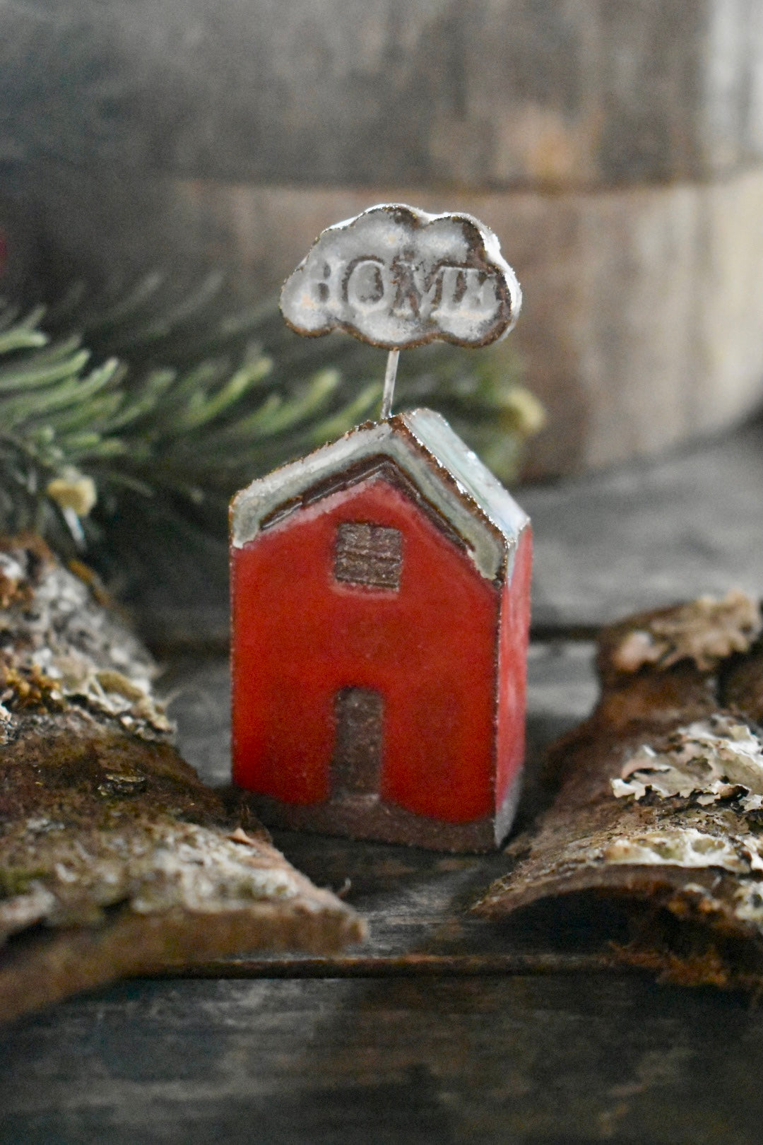 Ceramic Tiny House - Miniature Sculpture