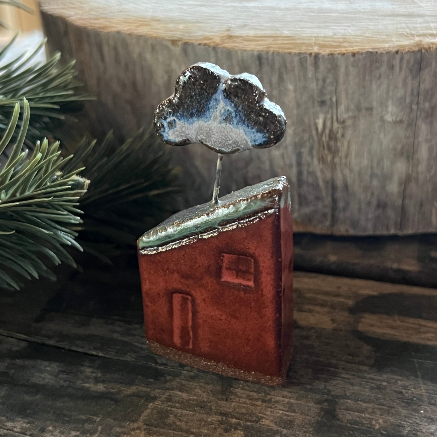 Ceramic Tiny House - Miniature Sculpture