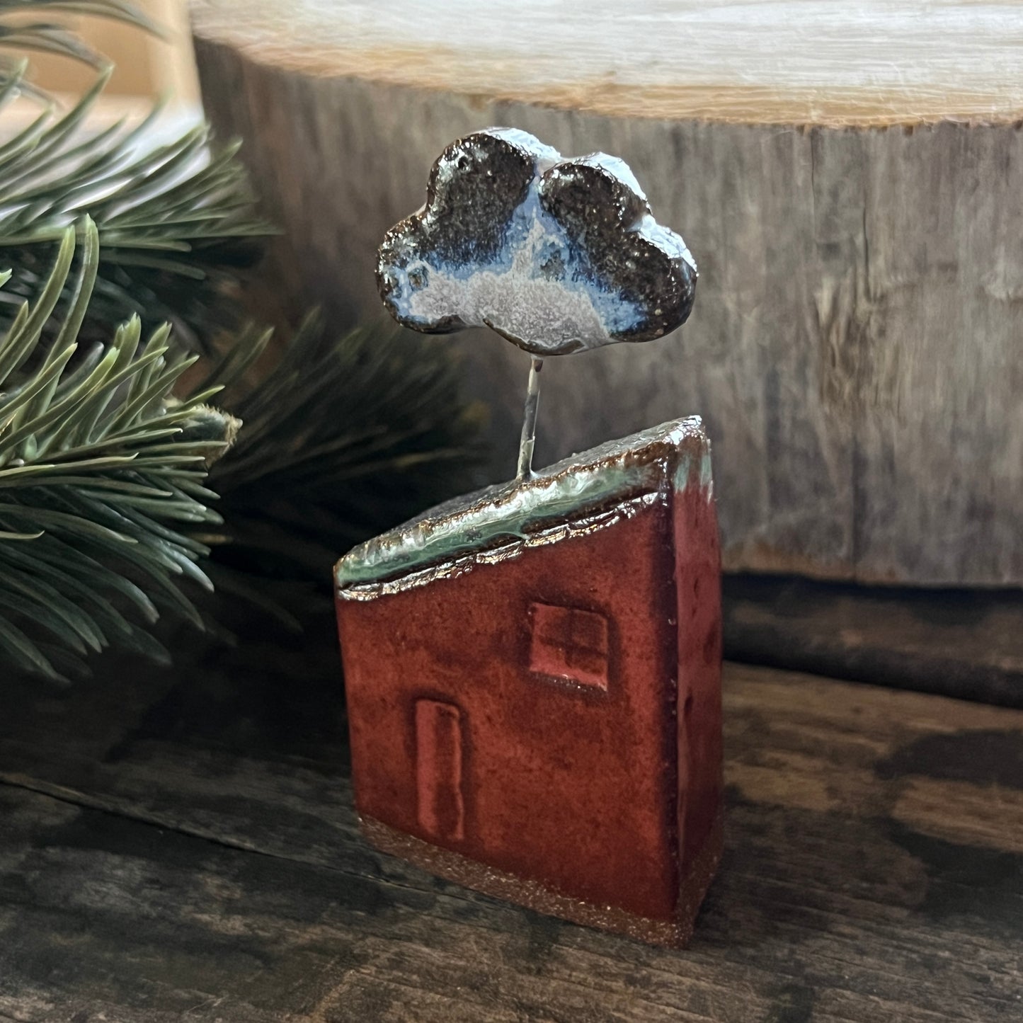 Ceramic Tiny House - Miniature Sculpture